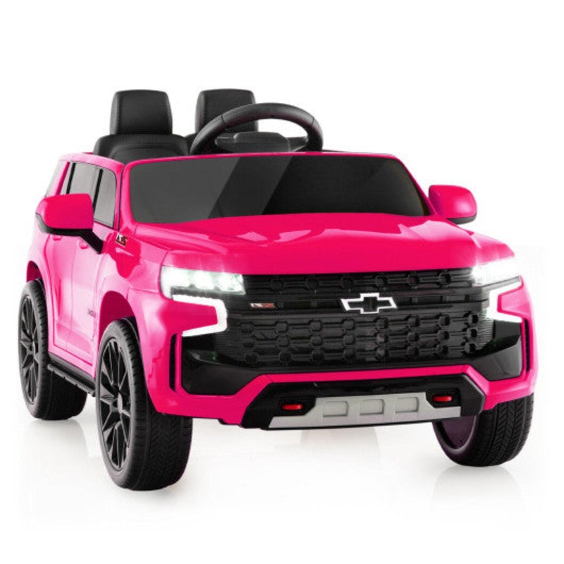 12V Kids Ride on Car With 2.4G Remote Control-Pink