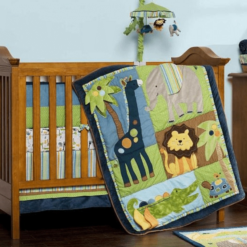 KidsLine Tribal Tails 8-Piece Crib Set