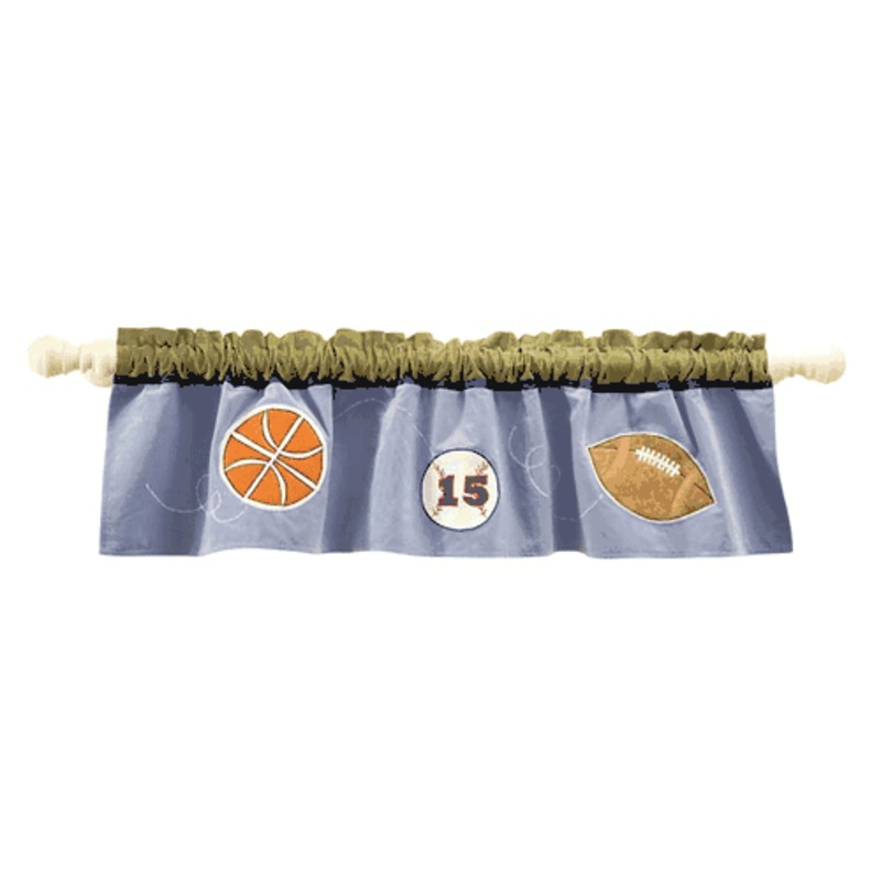 Lambs & Ivy Playoffs Window Valance