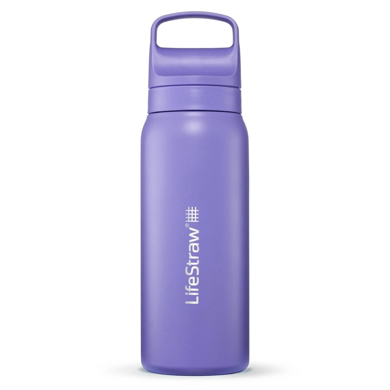 24oz Go Series Stainless Steel Water Filter Bottle – Thistle Purple