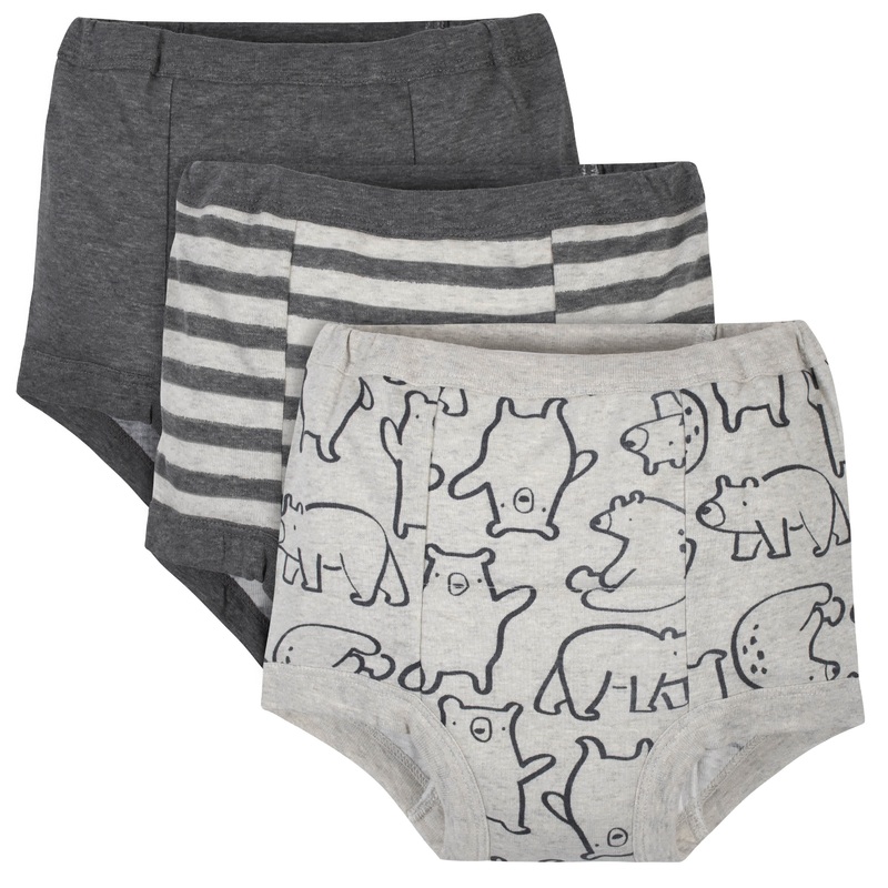 3-Pack Toddler Boys Bear Training Pants