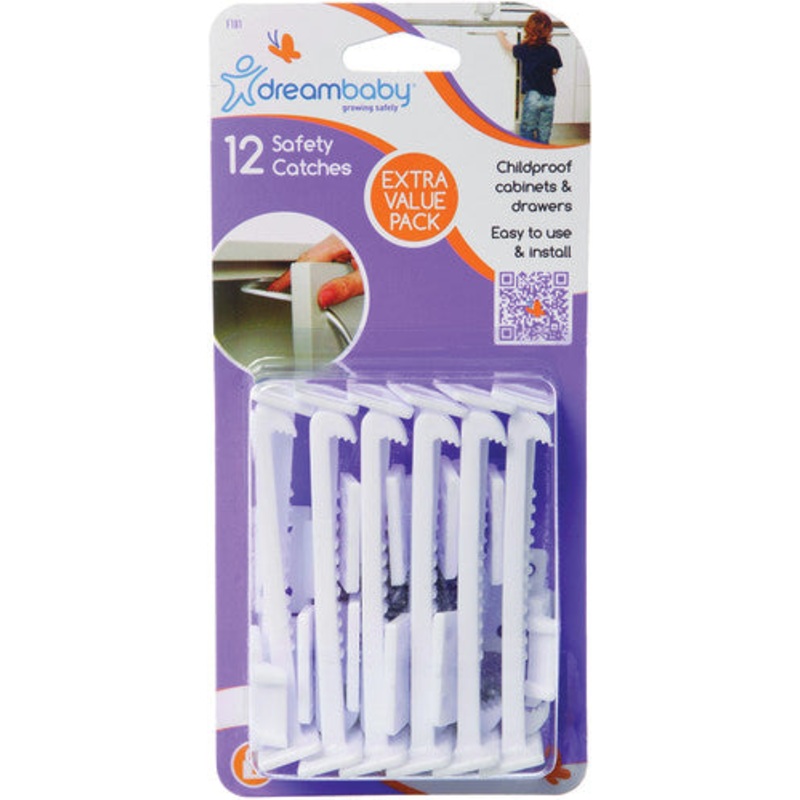Dreambaby Safety Catches, Pack of 12