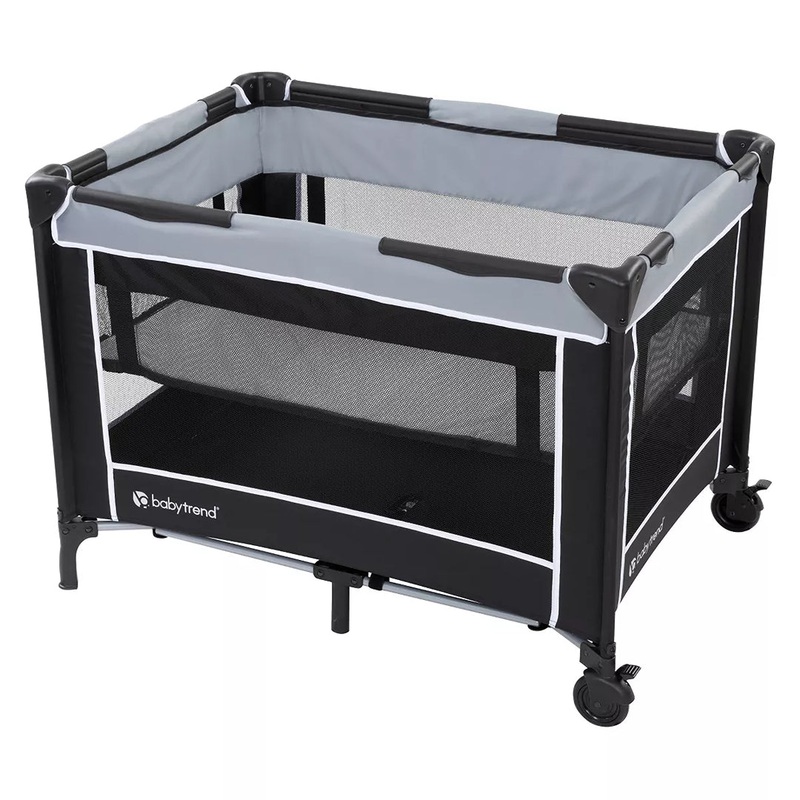 Portable Playard with Bassinet – Twinkle Gray