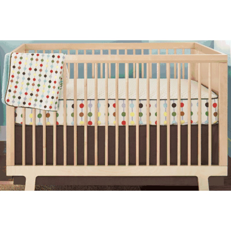 Skip Hop Mod Dots 4 Piece Crib Bedding Set with Wall Decals
