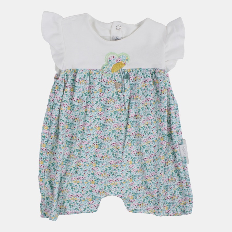 Baby Girls Cotton Romper  Floral Print