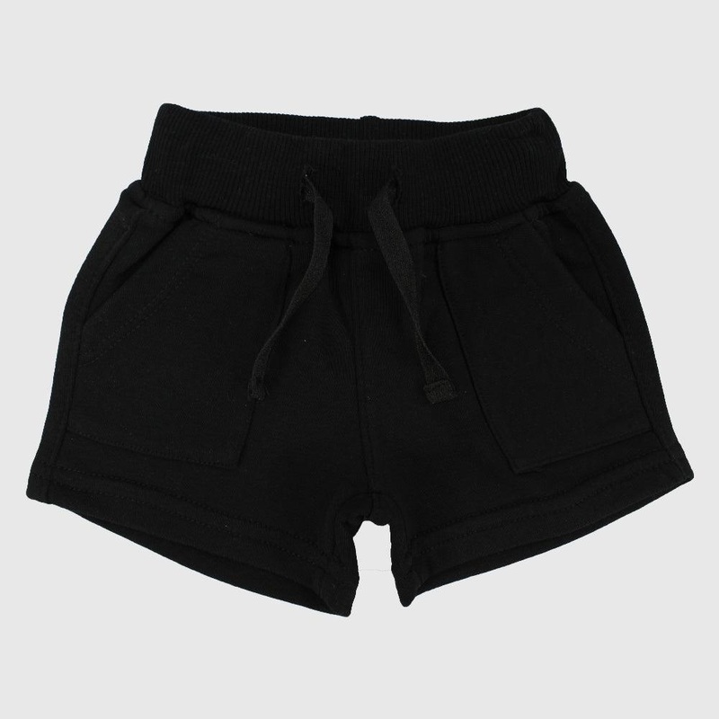 Unisex Black Comfy Shorts