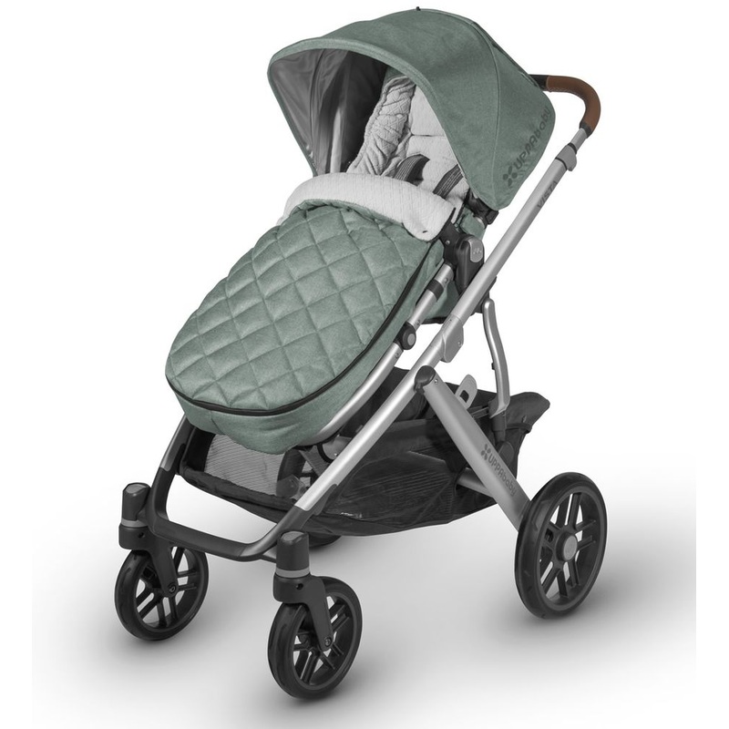 UPPAbaby Open Box Cozy Ganoosh Footmuff – Emmet (Green Melange)