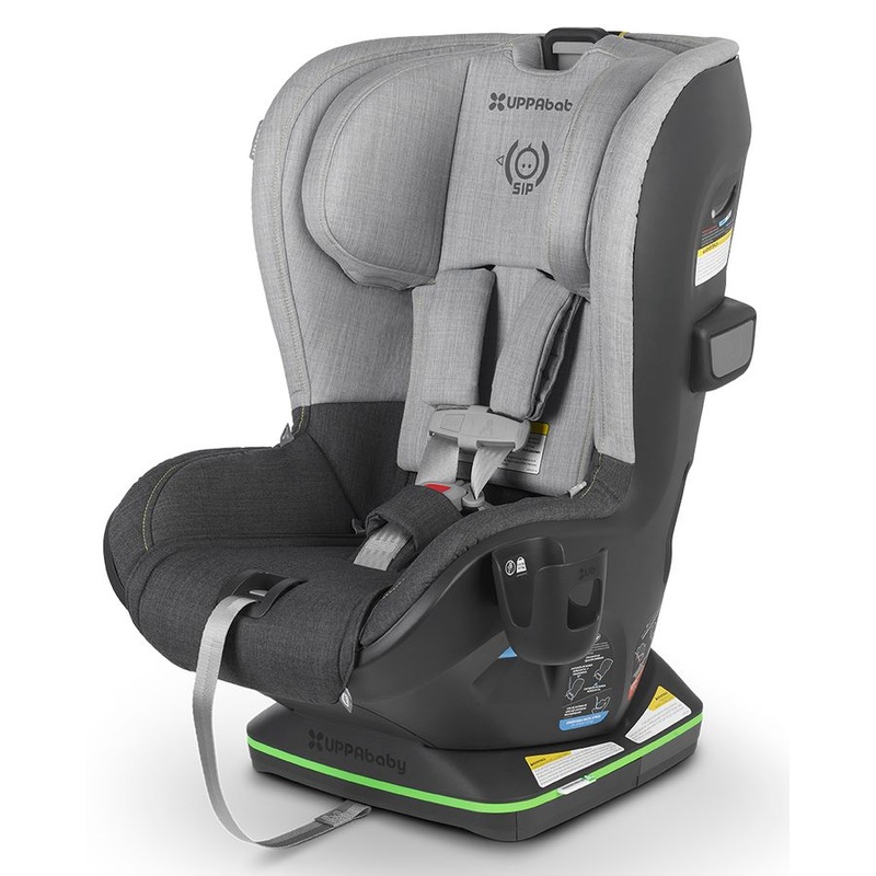 UPPAbaby OPEN BOX KNOX Convertible Car Seat – Jordan (Charcoal Melange Wool with Citron Accent)