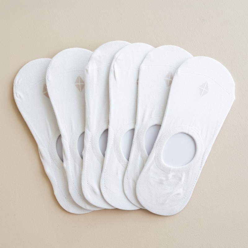 Women’s No Show Socks 3-Pack in Cloud