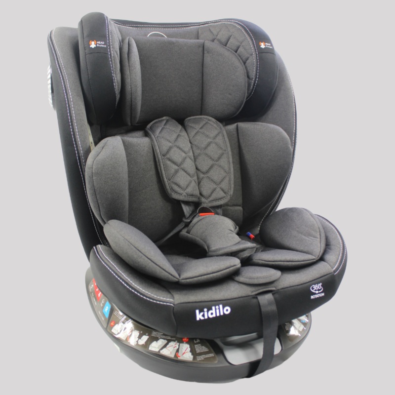Kidilo 360 Rotating Baby Car Seat with Head Protection
