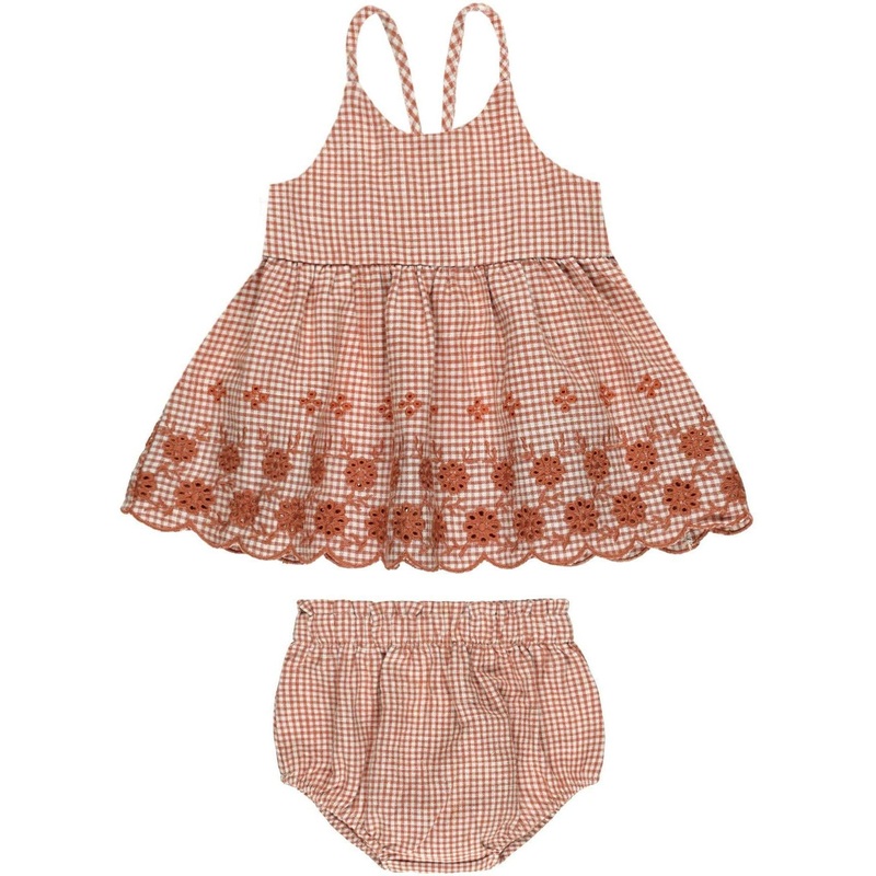 Rylee + Cru Zenni Set || Poppy Gingham