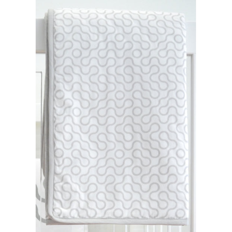 Spot On Square Join Organic Quilt – Grey