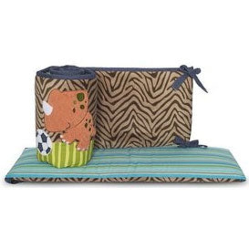 KidsLine Dino Sports Crib Bumper