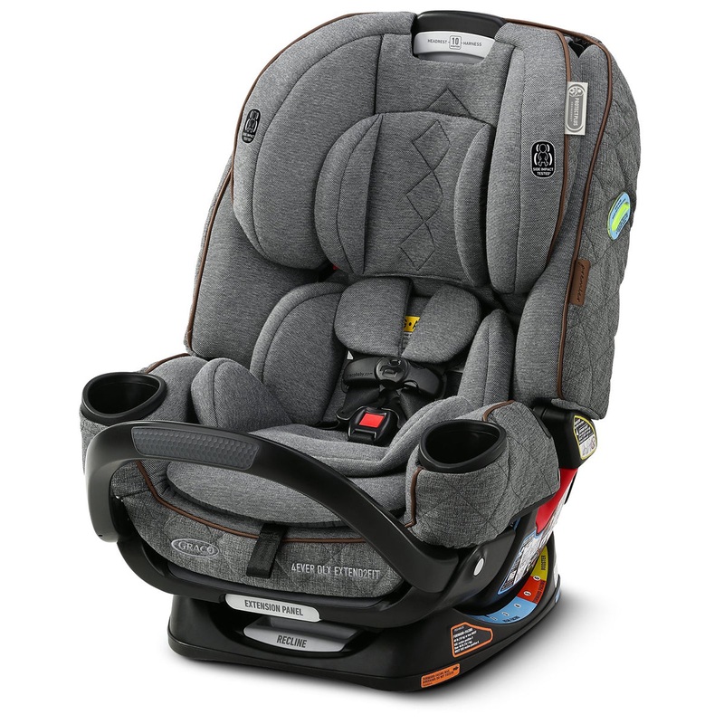 Graco Premier 4Ever DLX Extend2Fit 4-in-1 Convertible Car Seat with Anti-Rebound Bar – Savoy