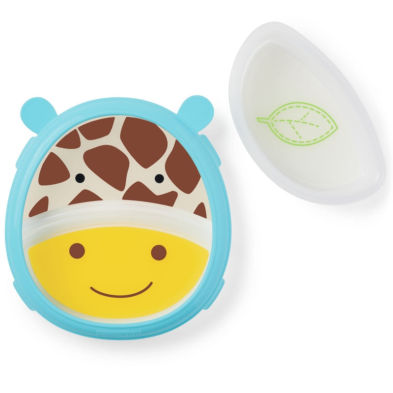 Skip Hop Zoo Smart Serve Plate & Bowl – Giraffe