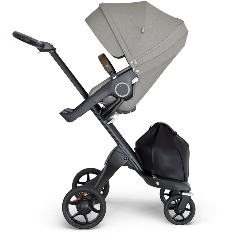 Stokke Xplory 2018 Stroller – Brushed Grey/Black/Brown