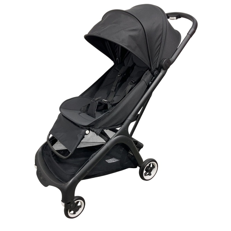Bugaboo Butterfly Stroller, 2024, Black, Midnight Black, Midnight Black