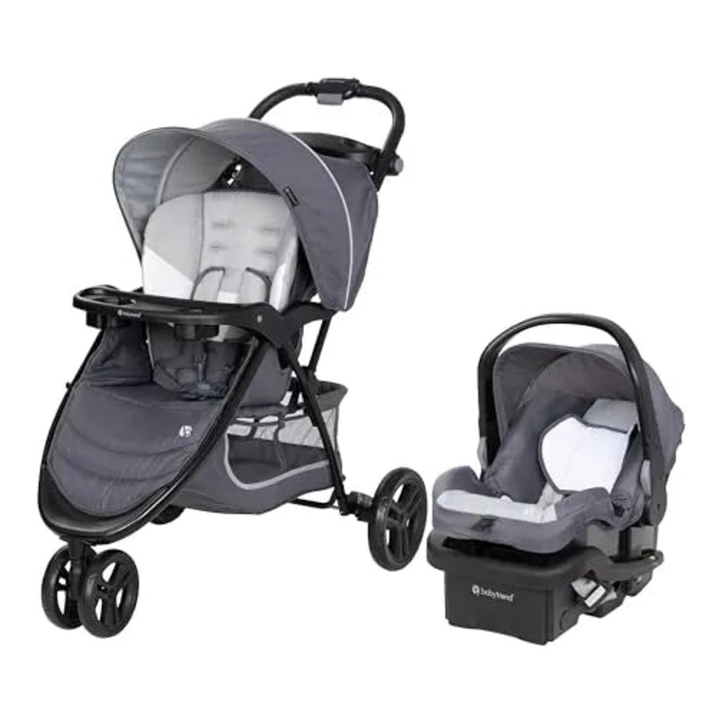 EZ Ride Travel System with EZ-Lift Car Seat – Dash Grey