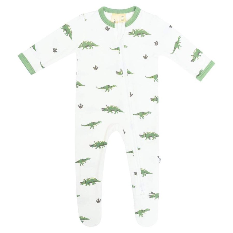 Kyte Baby Printed Zippered Footie – Dino (6-12 months)