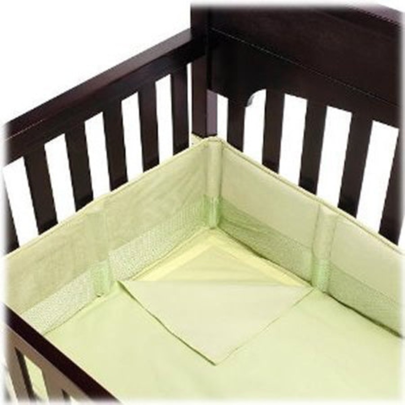 Summer Infant Breathe Easy Bumper & Sheet System – Sage
