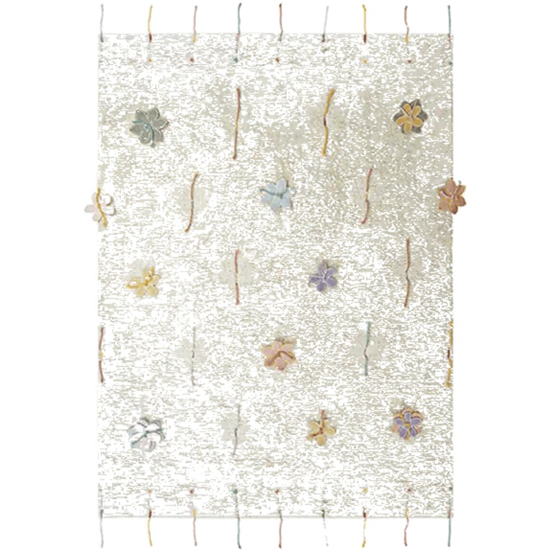 WASHABLE PLAY RUG WILDFLOWERS