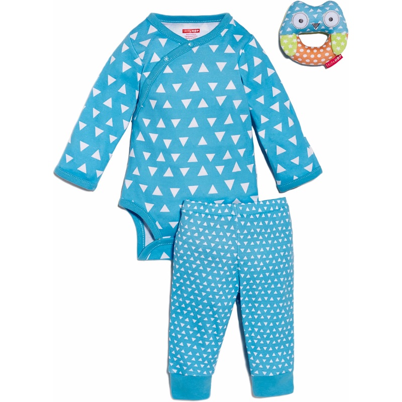 Skip Hop POP Print 3-Piece Gift Set – Blueberry (9 Months)