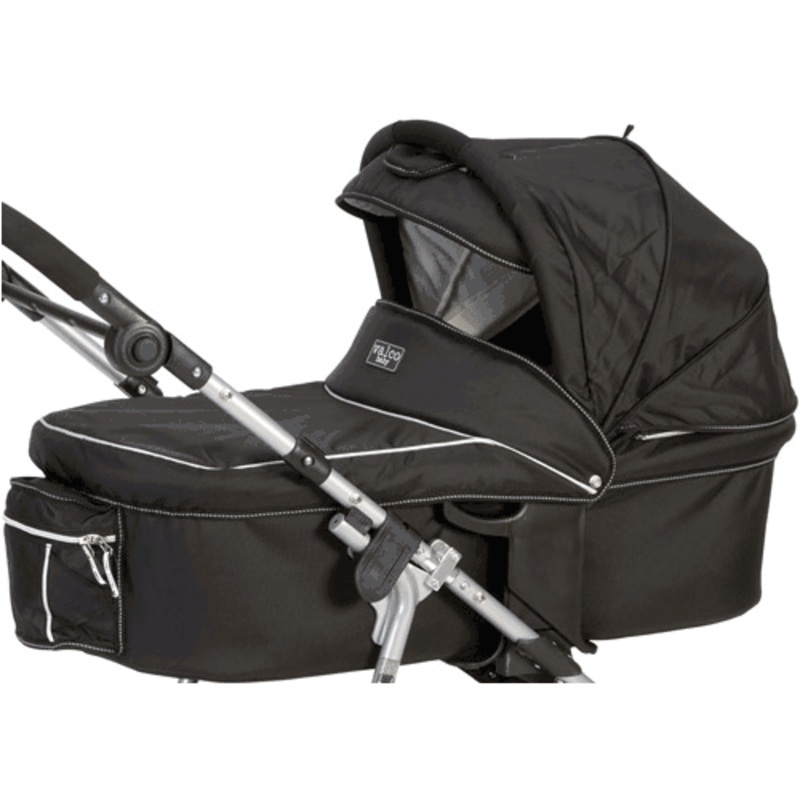 Valco Baby Runabout TriMode Bassinet in Brilliant Black