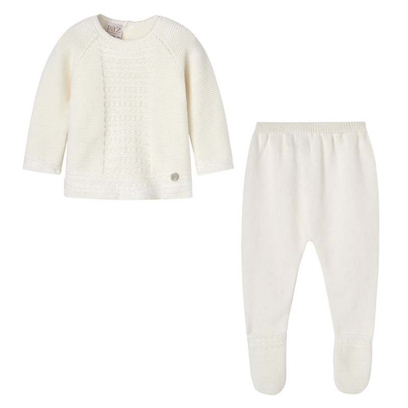 Knit Pants Set – Verne Cream