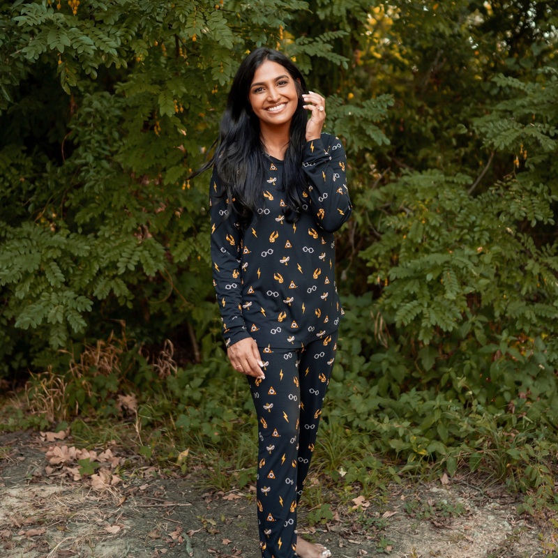 Women’s Jogger Pajama Set in Midnight Icon