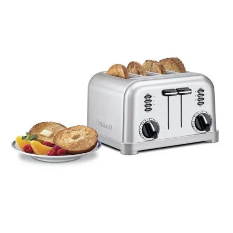 4 Slice Metal Classic Toaster (See Description)