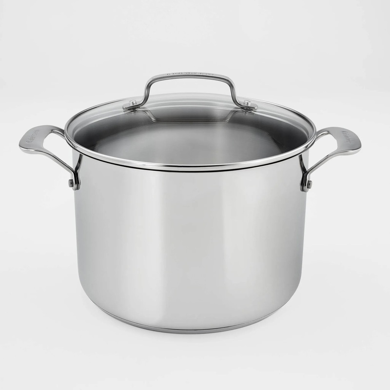 Classic 8qt Stainless Steel Stock Pot with Cover