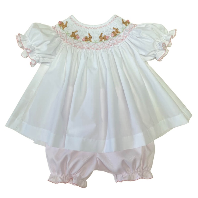 Emma Smocked Bloomer Set