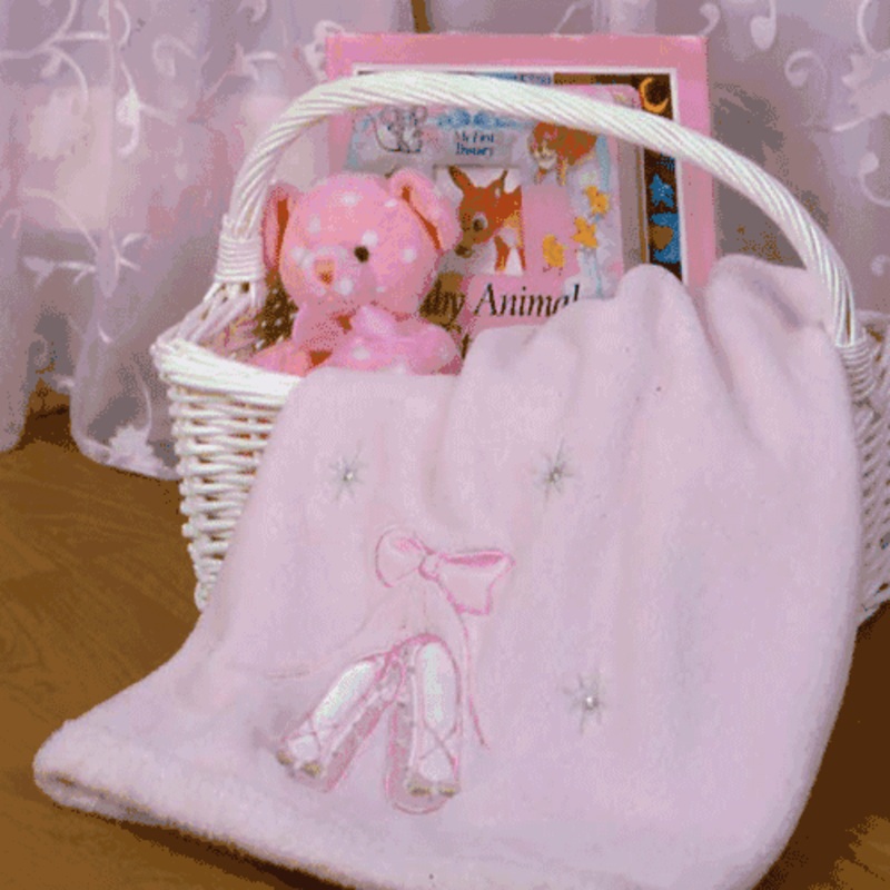 KidsLine En Pointe Boa Blanket