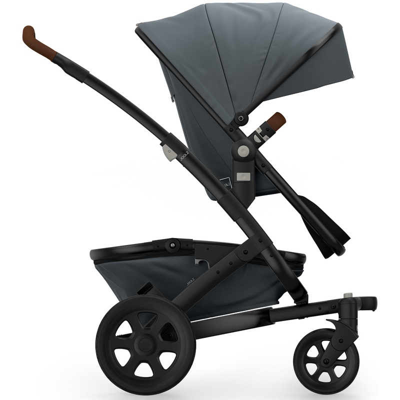 Joolz Geo 2 Tailor Mono Stroller – Black/Grey/Black/Brown Ajour