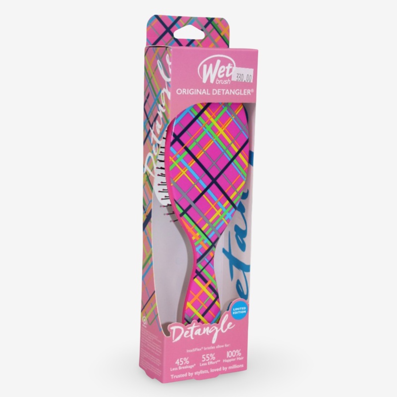 Wet Brush Night Vision Detangler Hair Brush  Pink