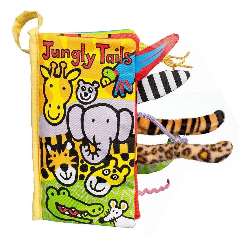 Jellycat Jungly Tails Soft Book