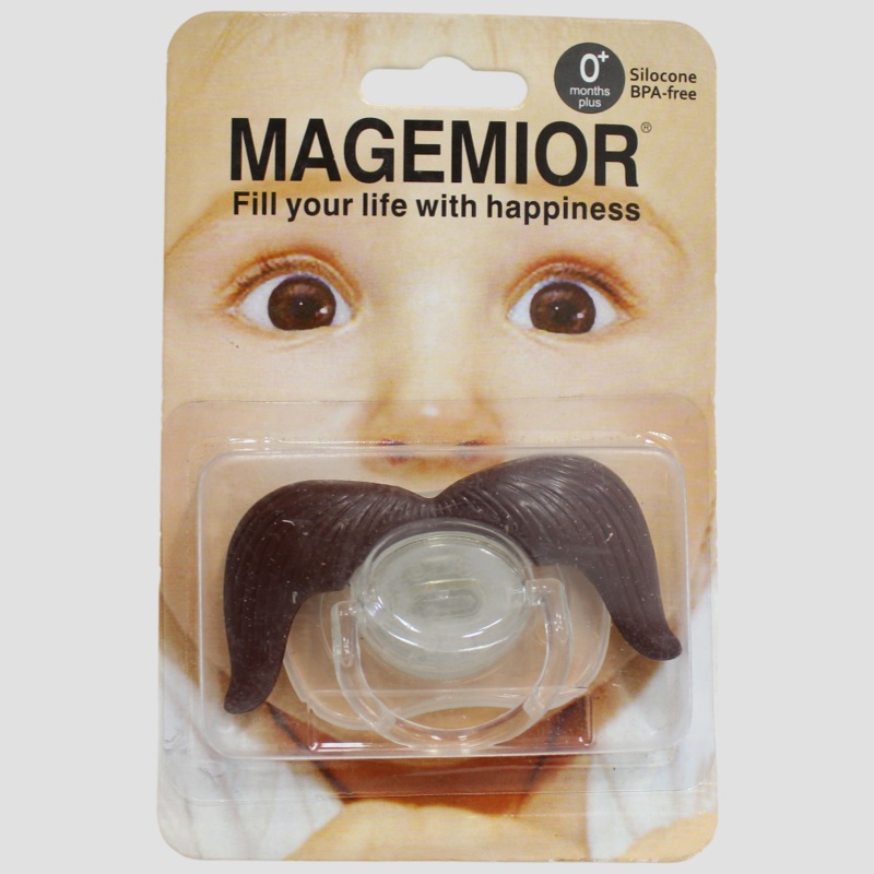 Moustache-Shaped Baby Pacifier  A Fun & Safe Soothing Companion!