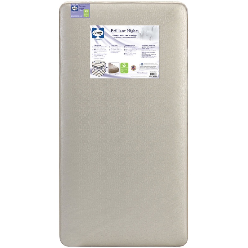 Sealy Signature Brilliant Nights 2-Stage Crib Mattress