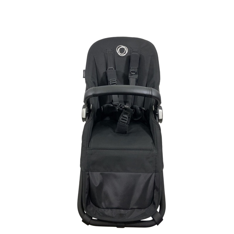 Bugaboo Donkey 5 Duo Extension Set, 2024, Black Frame, Midnight Black, None, without Canopy