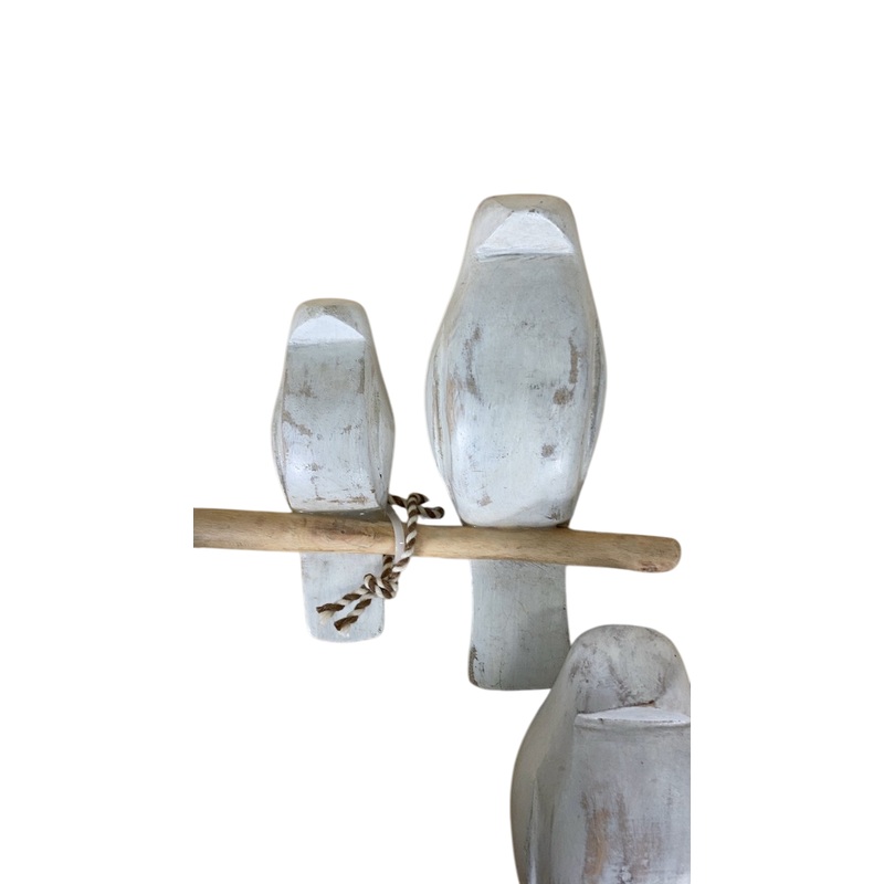 Crane Baby Handcrafted Wood Wall Decor, Perch