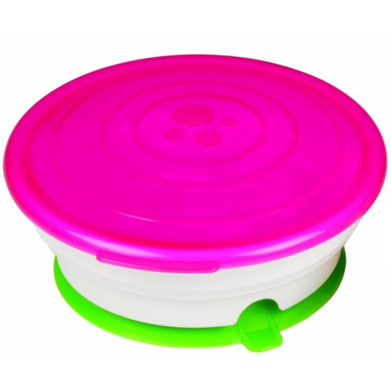Sassy EZ Scoop Toddler Feeding Bowl in Pink