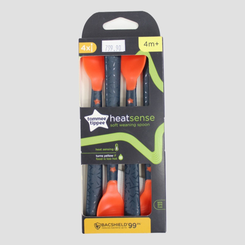 Tommee Tippee Heat Sense Weaning Spoons  4 Pack