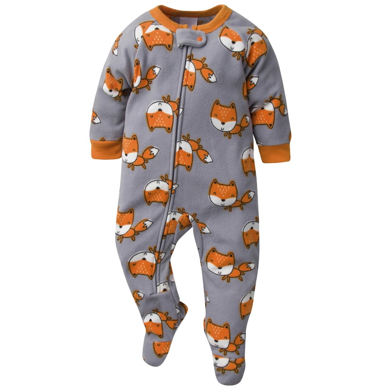 Gerber Baby Boys Fox Fleece Pajamas