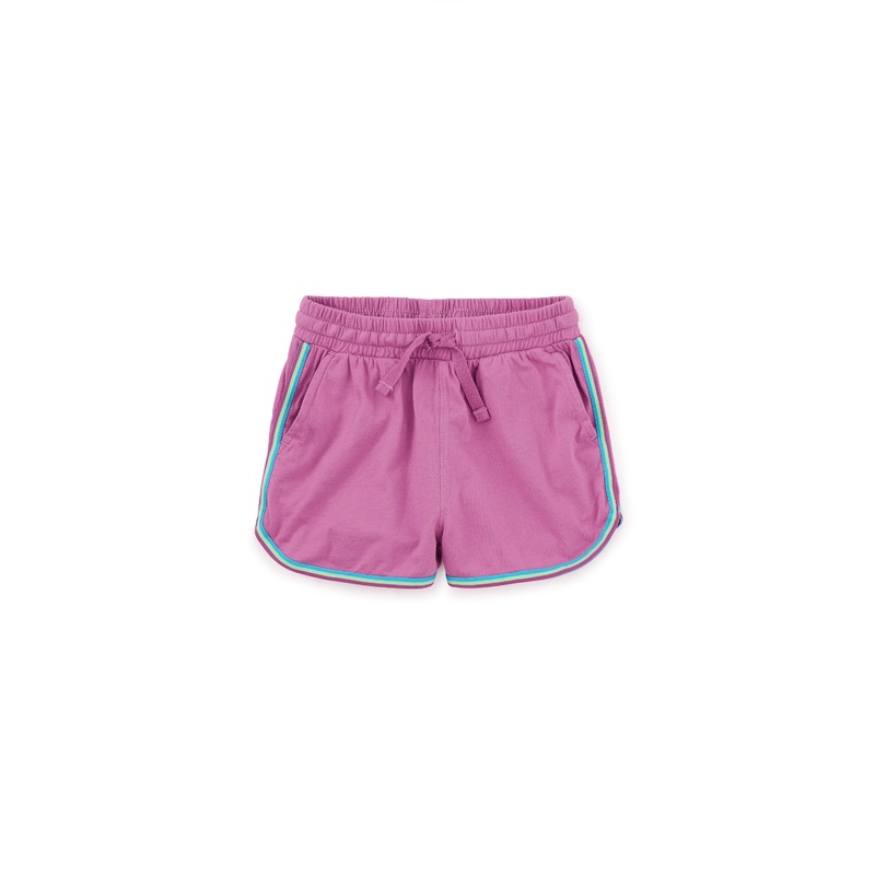 Rainbow Binding Track Short – Mulberry