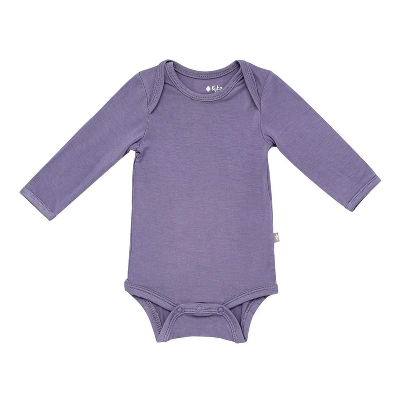 Kyte Baby Long Sleeve Bodysuit – Orchid (0-3 months)