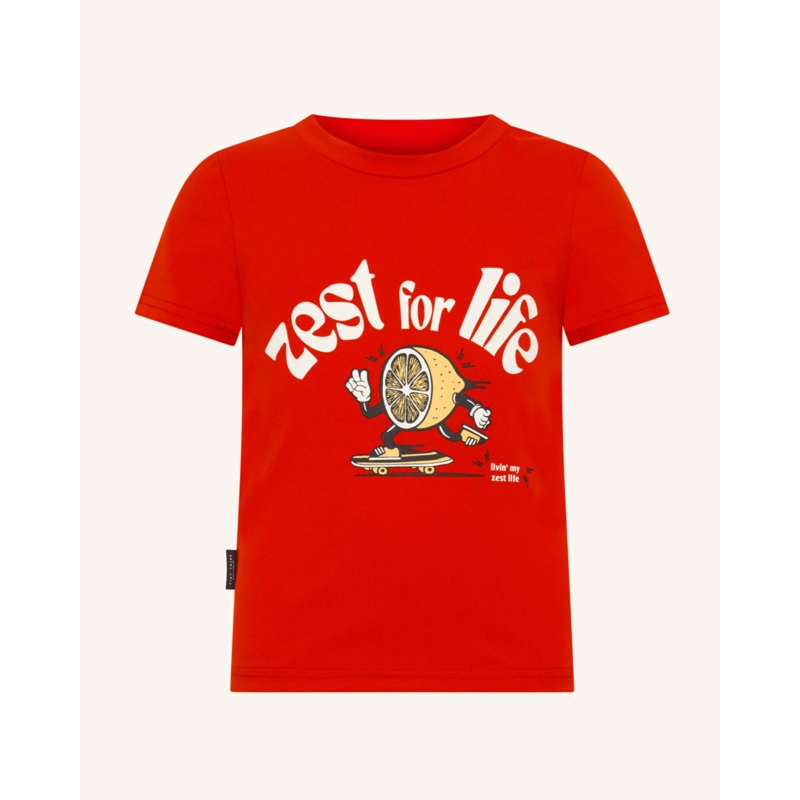 Zest For Life Tee – Red