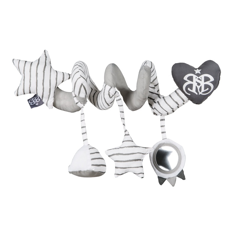 Activity Spirale ‘Rock Star Baby 3’, Stoffspirale zum Greifen fr Bett, Kinderwagen oder Laufgitter