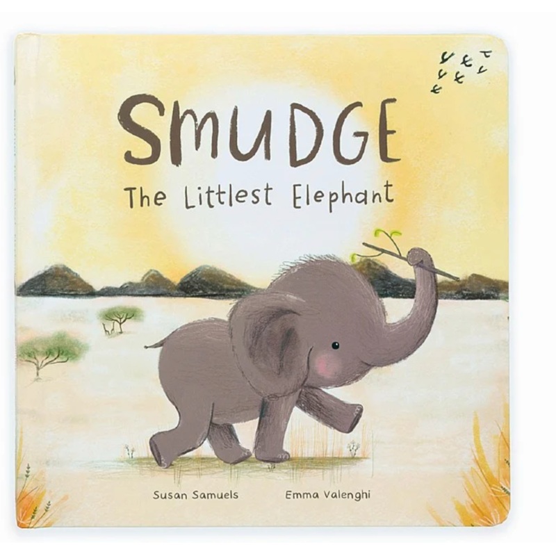 JELLYCAT SMUDGE THE LITTLES ELEPHANT BOOK