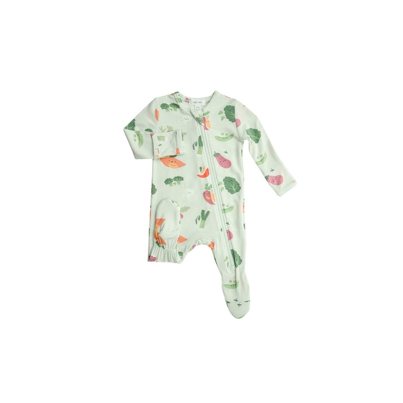 Angel Dear Veggie Family Zipper Footie – 6-9 Months