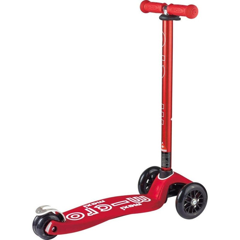 Micro Scooter Deluxe Maxi 3 Wheel Kick T Bar Handle 5-12 Years